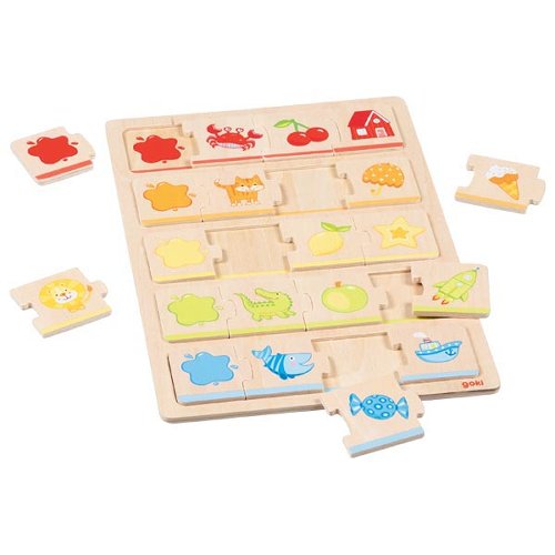 Puzzle dřevěné - Barevné obrázky