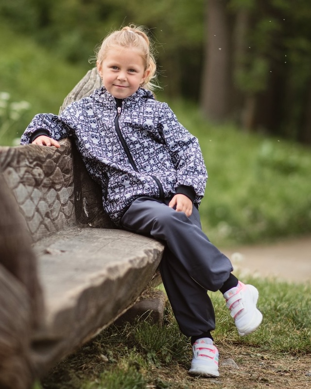 Jožánek softshelové kalhoty s flísem - Antracitové vel. 104