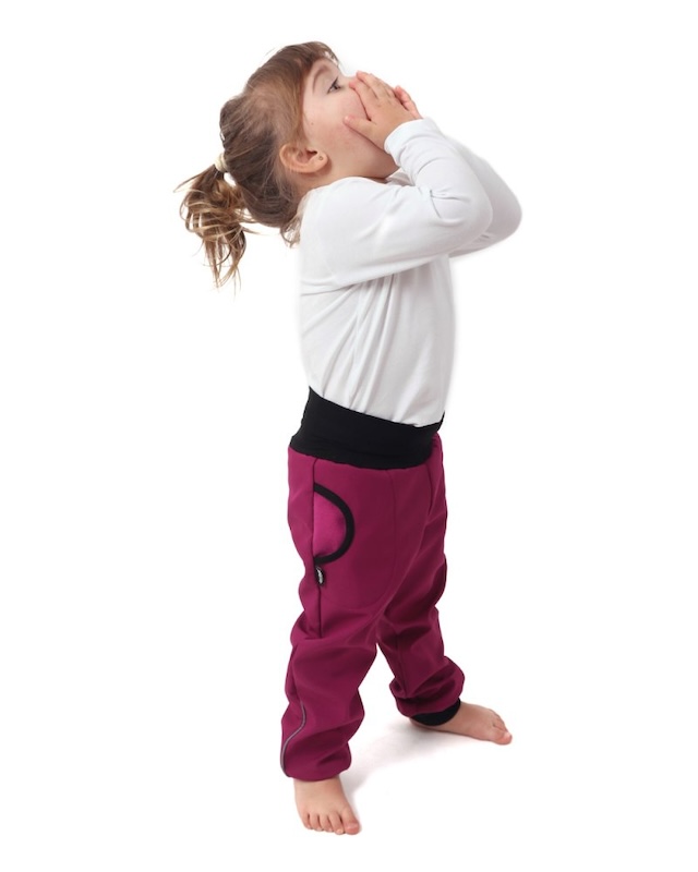 Jožánek softshelové kalhoty s flísem - Fuchsiové vel.98