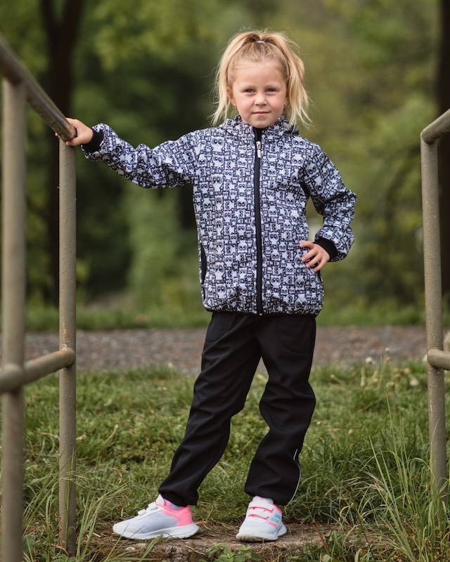 Jožánek softshelové kalhoty s flísem - Černé vel.86