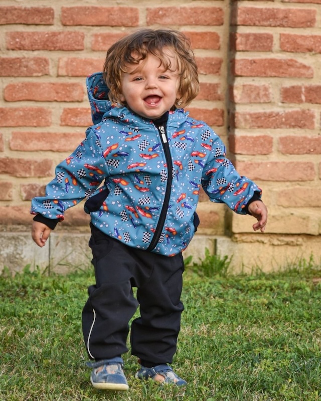 Jožánek softshelové kalhoty s flísem - Černé vel.92