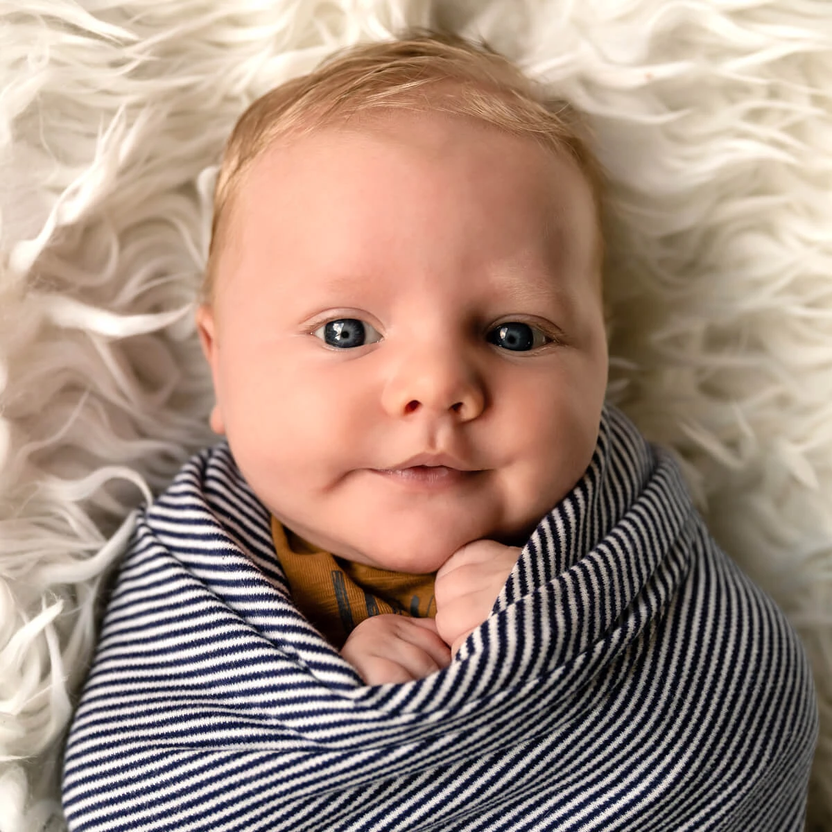 Hoppediz biobavlněná deka - Marine stripes