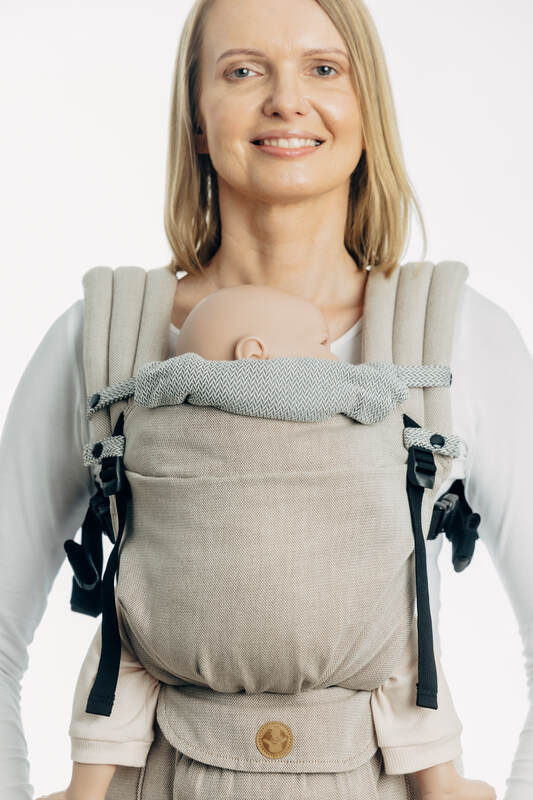 LennyLamb Externí kapucky - Little Herringbone Grey