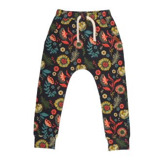 Tepláky Walkiddy - Cheerful Flowers 128