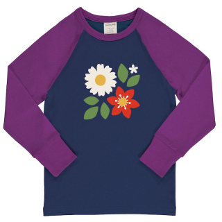 Tričko Maxomorra Raglan- Flowers 98/104