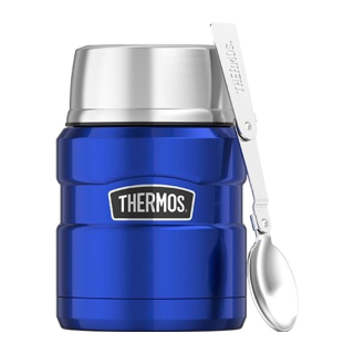 Termoska na jídlo Thermos - Modrá se lžící 470ml