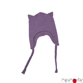 Manymonths čepice Kitty - Dusty Grape Charmer/Explorer