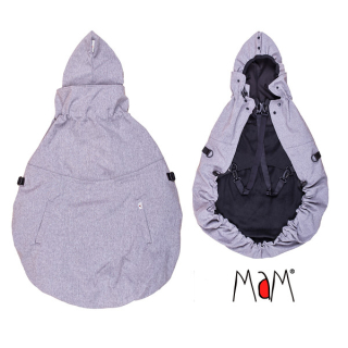 MaM Kapsa Ultra plus 2v1 Softshel Flex - Heather Grey / Black