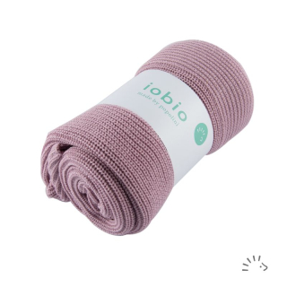 Popolini pletená merino deka - Růžová