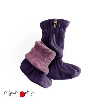 Botičky Manymonths - Vintage Pink / Plum Shell Explorer