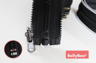 Zip adaptér - Kostěný 4mm, dva jezdci YKK