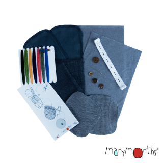 Opravný set Manymonths - Foggy Black / Elephant Grey