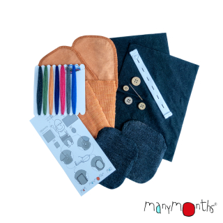 Opravný set Manymonths - Foggy Black / Tangerine Marmelade