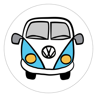 Nálepka do nočníku - Volkswagen transportér