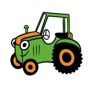 Nálepka do nočníku - Traktor
