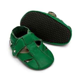 Liliputi sandálky - Croco zelené vel.M