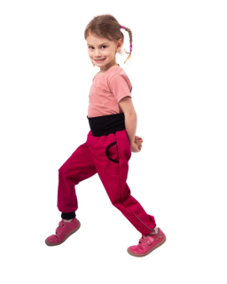 Jožánek softshelové kalhoty celoroční - Fuchsiové vel.98