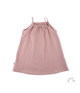 Šaty mušelínové - Light Mauve 98/104