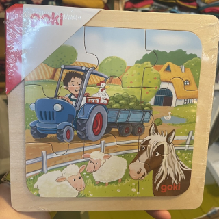 Goki puzzle - Farmář s traktorem