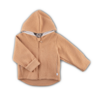 Vlněný kabátek Popolini - Caramel 122/128