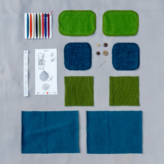 Opravný set Manymonths - Garden Moss Green / Seabreeze Teal