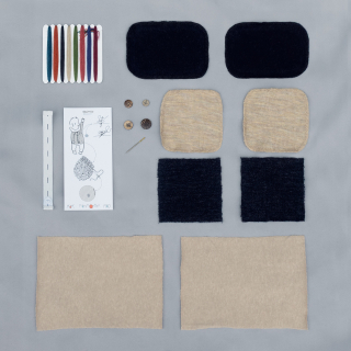 Opravný set Manymonths - Foggy Black / Driftwood Taupe