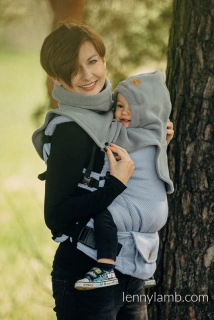 LennyLamb dvojitý nákčník - Šedý fleece