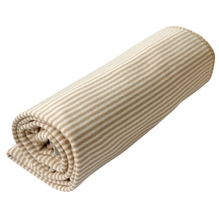 Hoppediz biobavlněná deka - Baige stripes