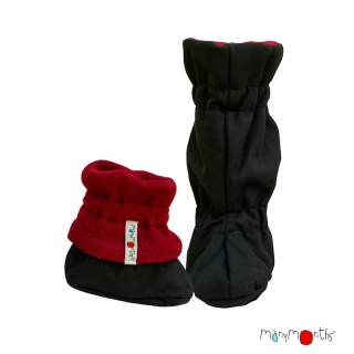 MaM botky merono a softshel - Wilde Pomegranate / Black Explorer